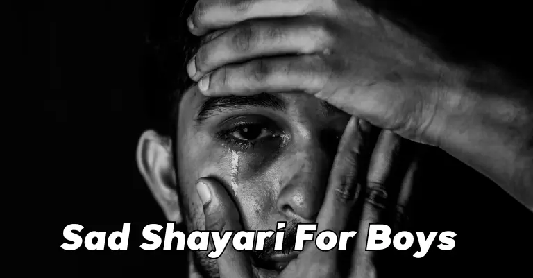 Sad Shayari For Boys in Hindi